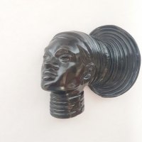 Keramiek beeldje meisjes hoofdje